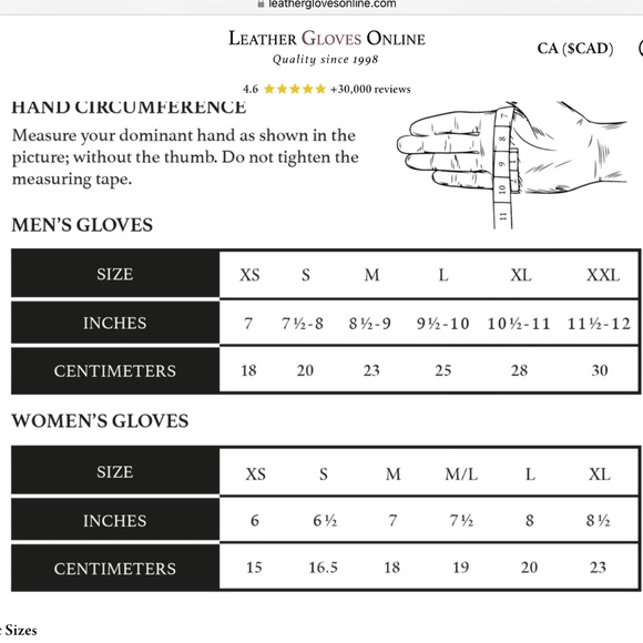 NWOT - CR Genuine Leather Gloves - Picture 7 of 9